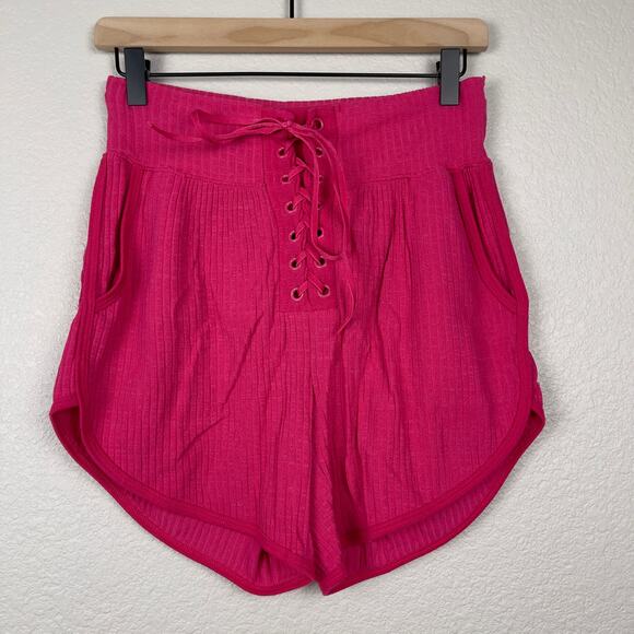 Free People Movement Can't Handle This Shorts Pink Size XS Athleisure Sporty - Picture 3 of 14